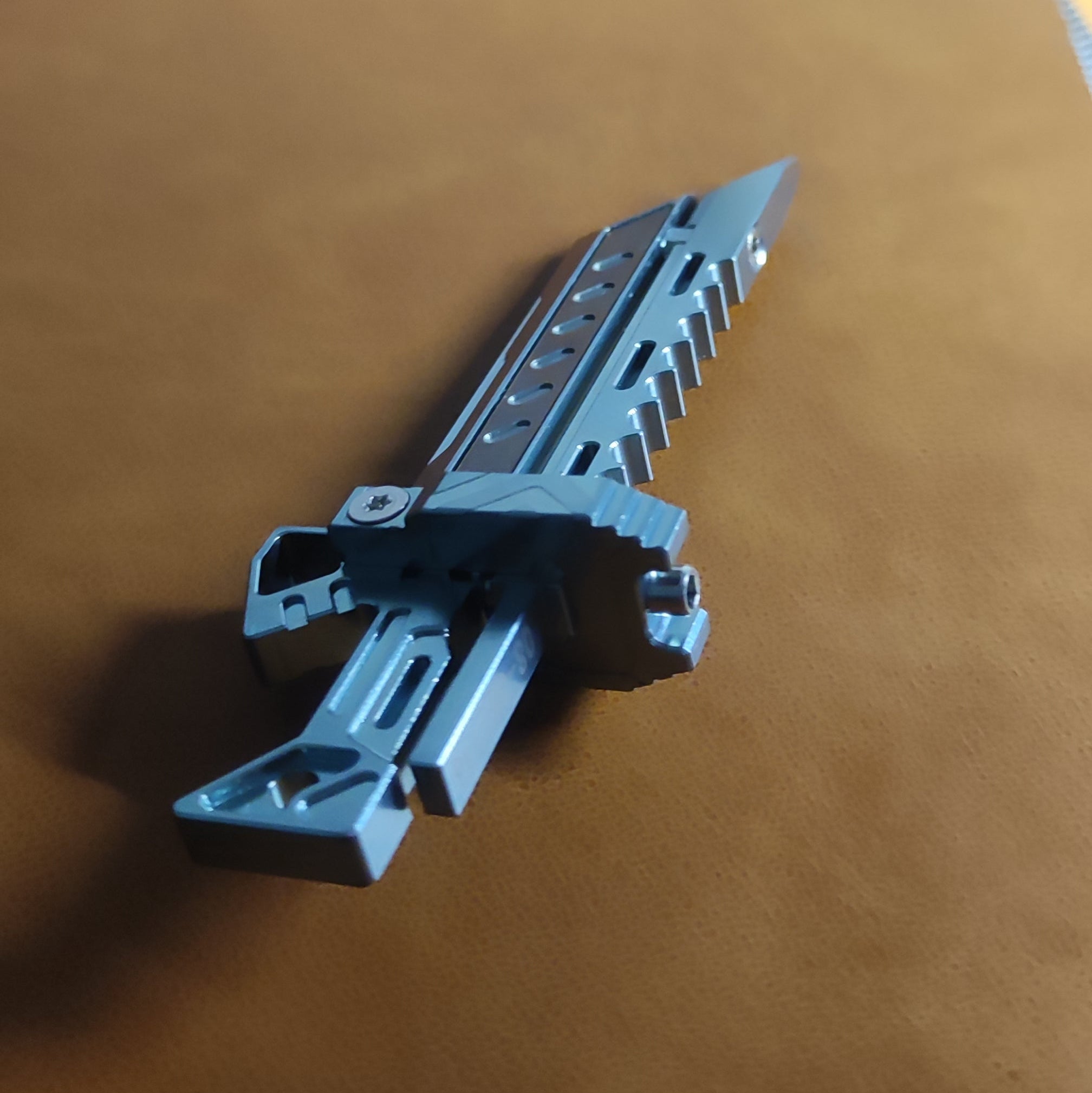 Titanium alloy material, CNC-machined, Iron Bone Storm.