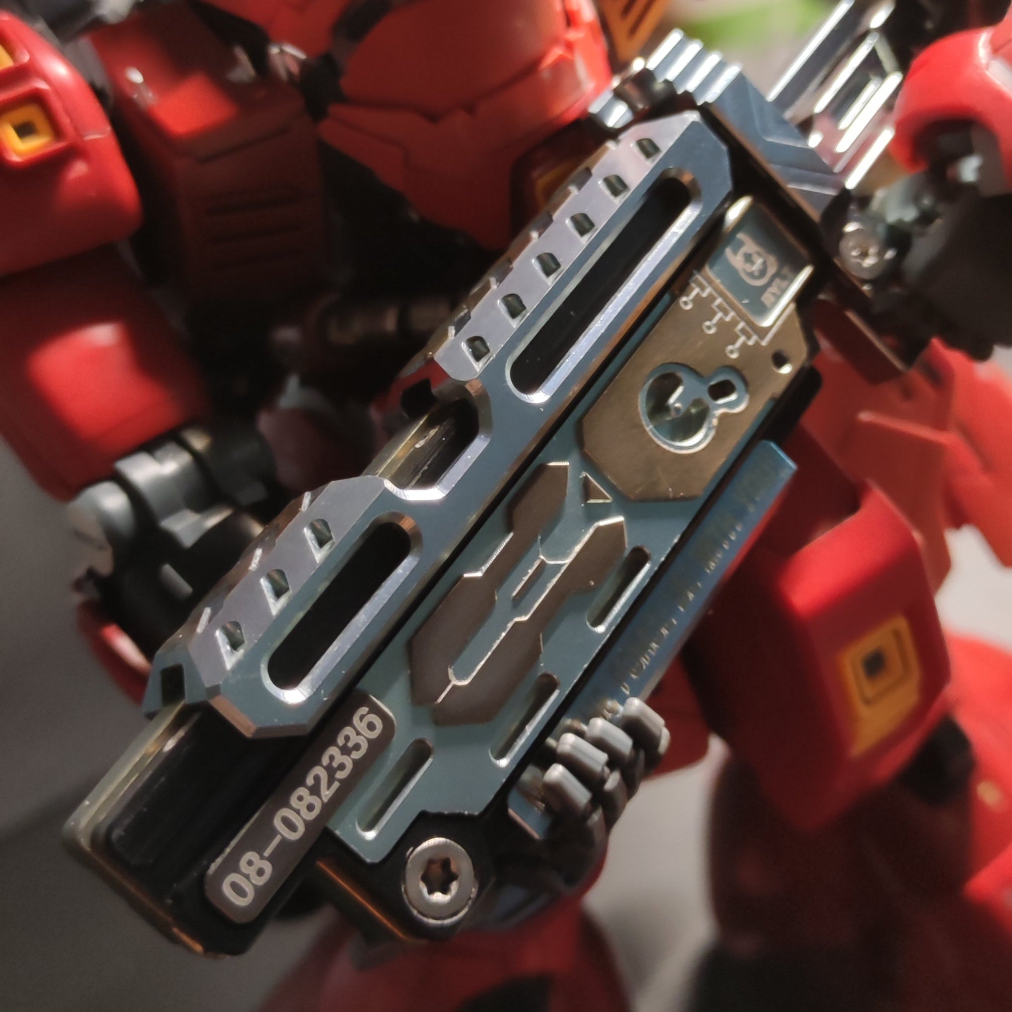 Titanium alloy material, CNC-machined, Iron Bone Storm.