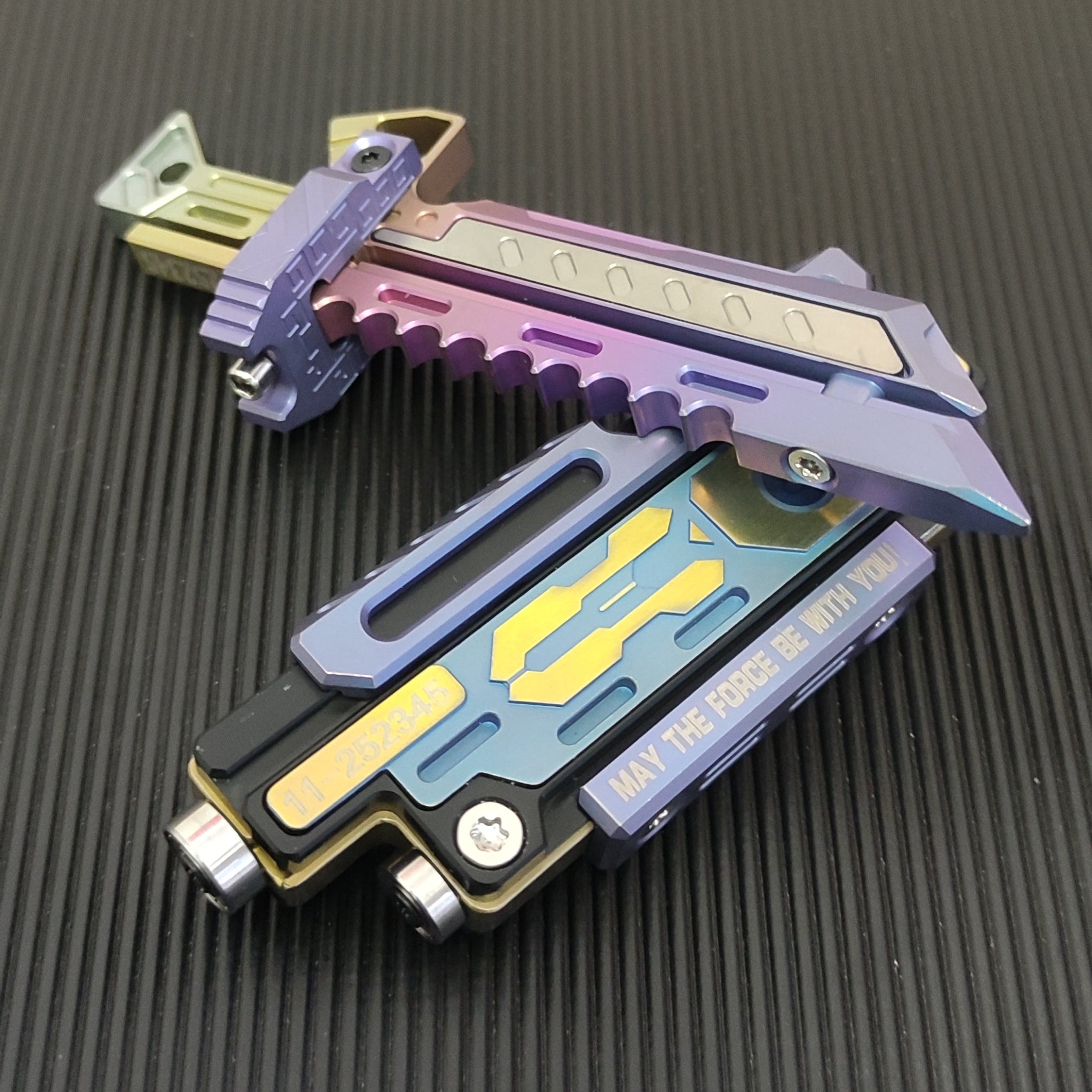 Titanium alloy material, CNC-machined, Iron Bone Storm.