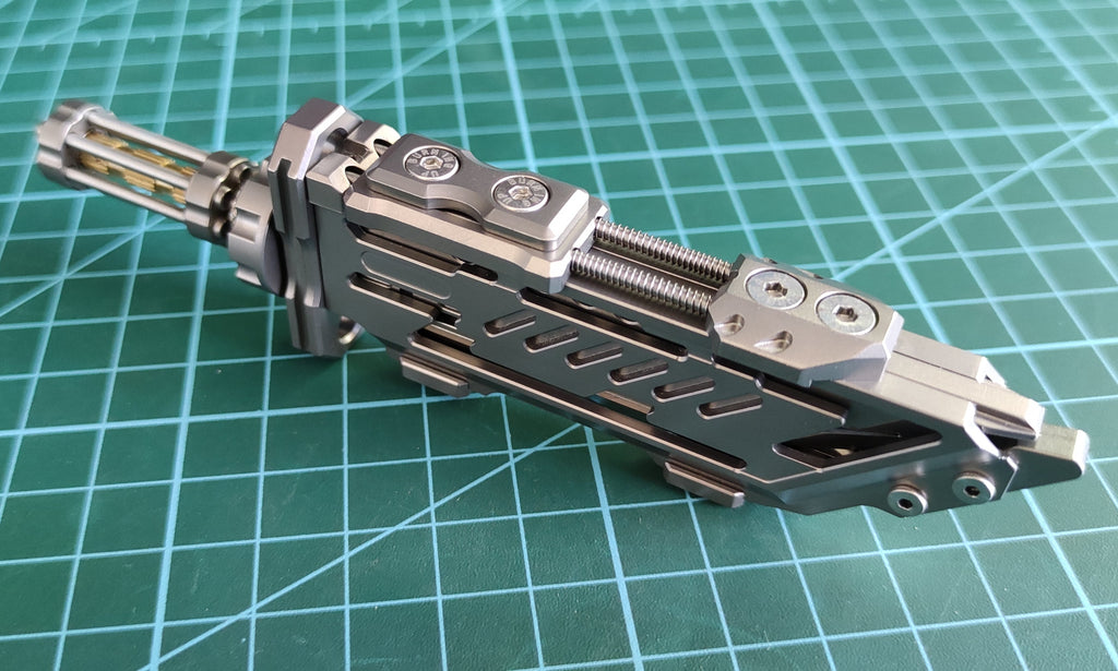 Titanium alloy, CNC machined, Iron Bone Thunder.