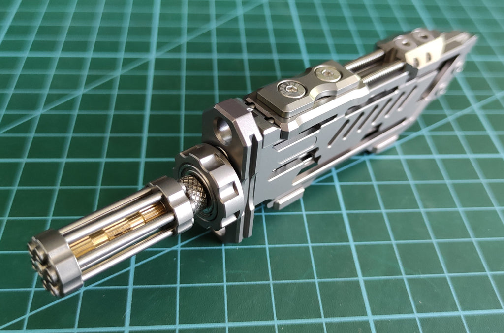 Titanium alloy, CNC machined, Iron Bone Thunder.