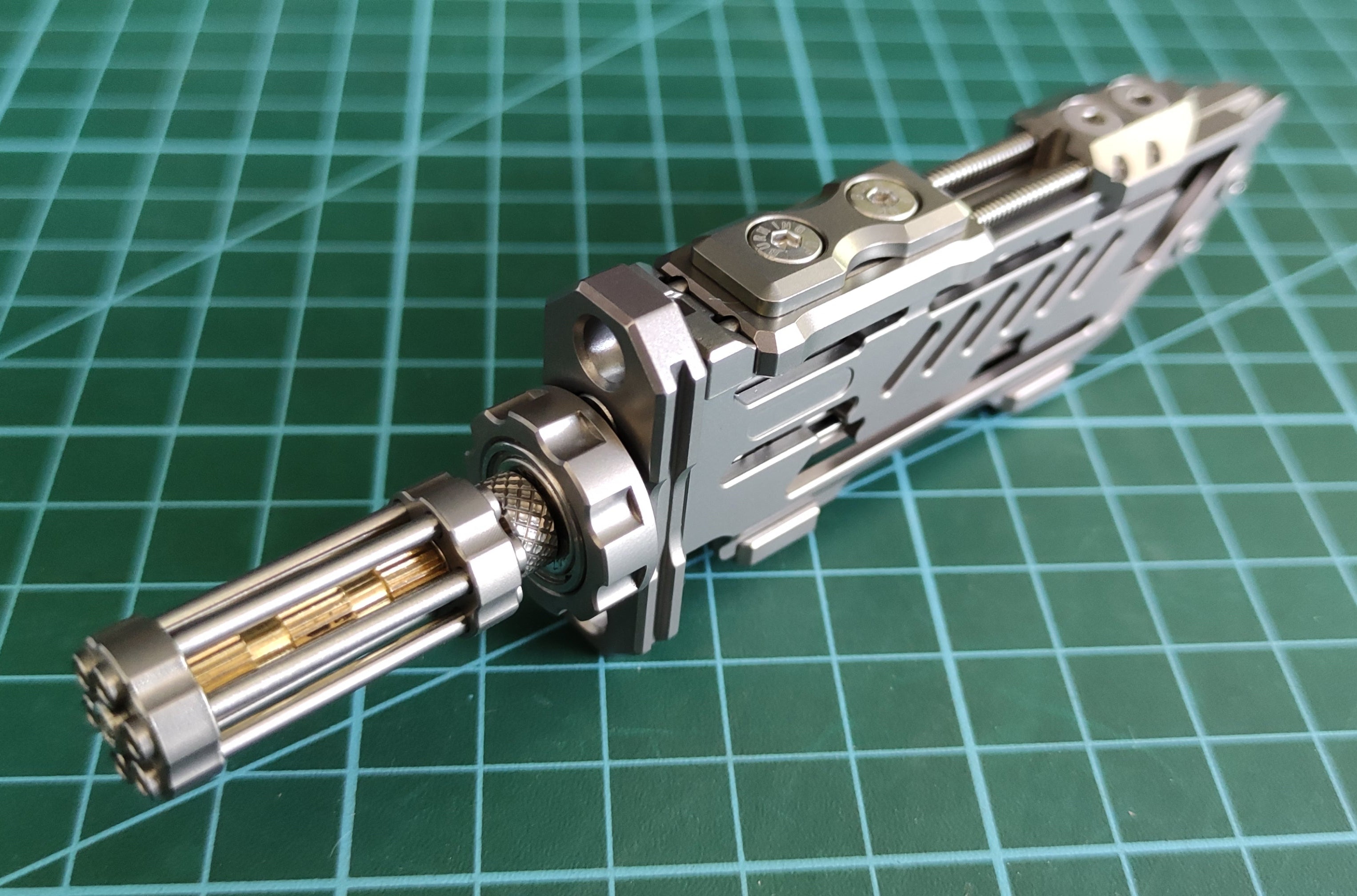 Titanium alloy, CNC machined, Iron Bone Thunder.