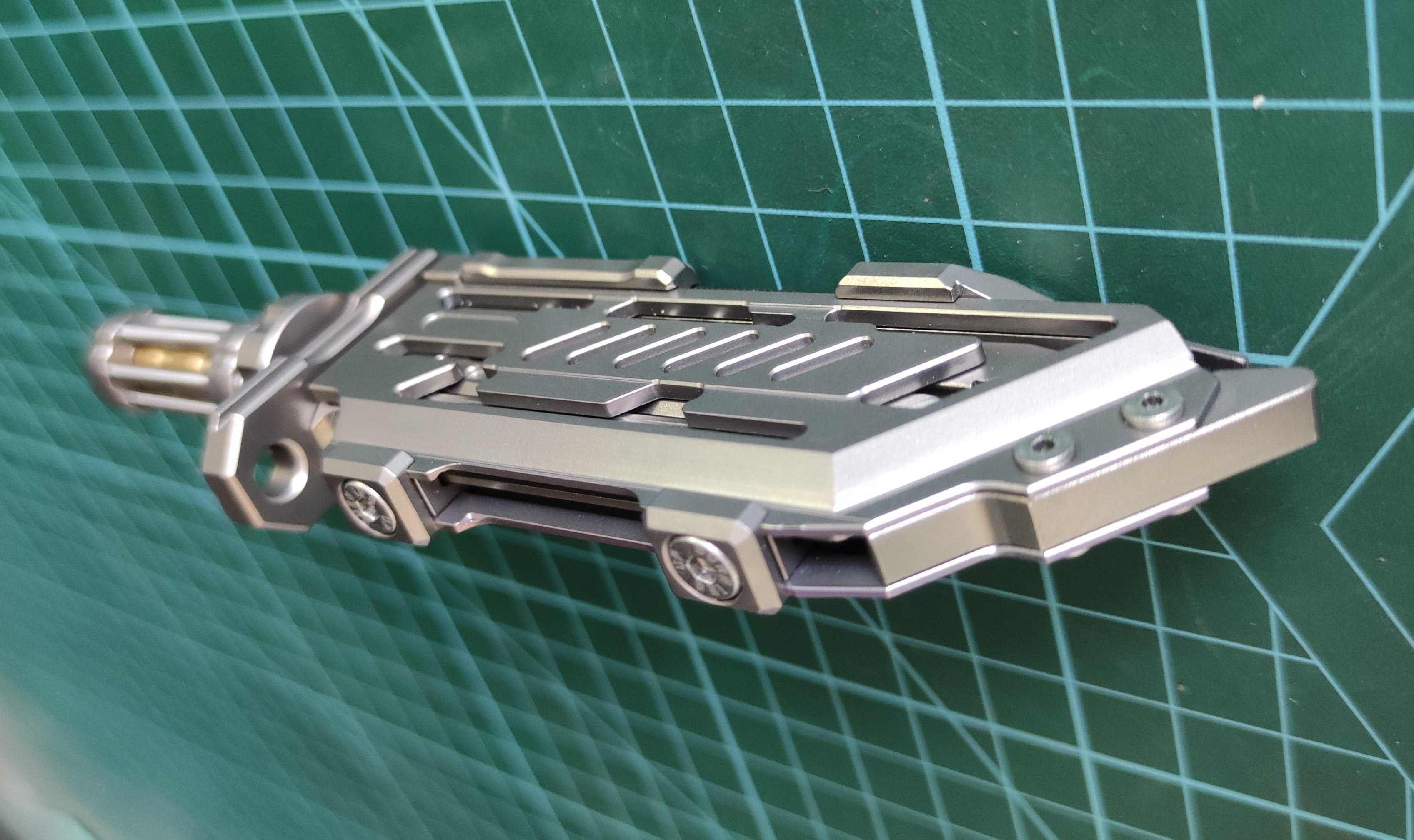 Titanium alloy, CNC machined, Iron Bone Thunder.