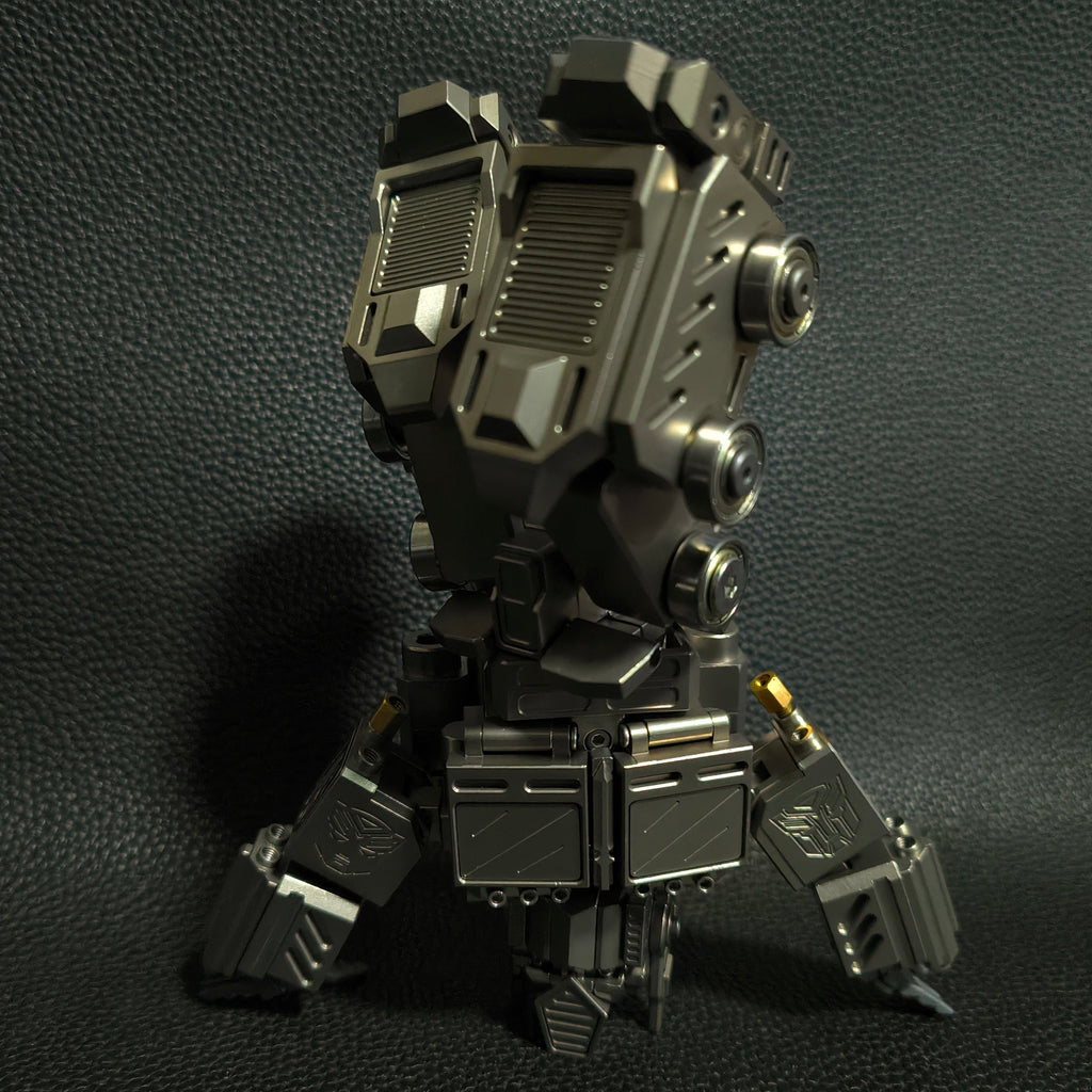 Titanium alloy, CNC machined, Optimus Prime Junior.