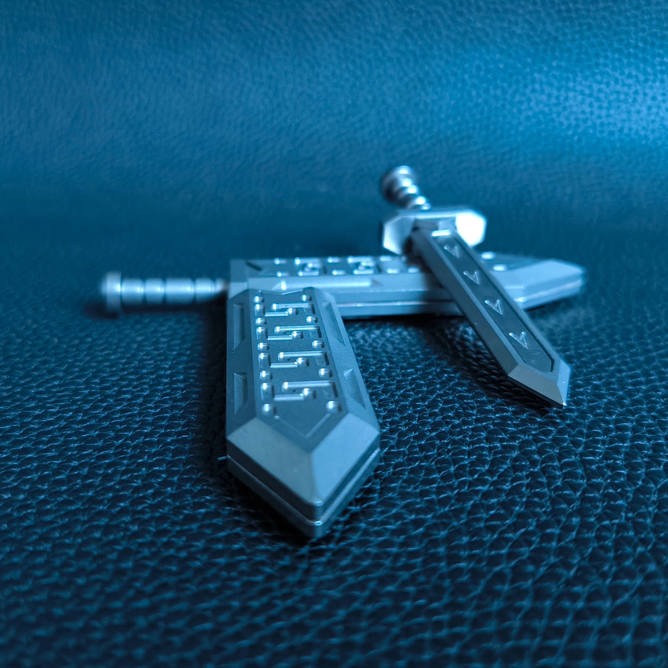 Titanium alloy, CNC machined, Swift Feather Sword.