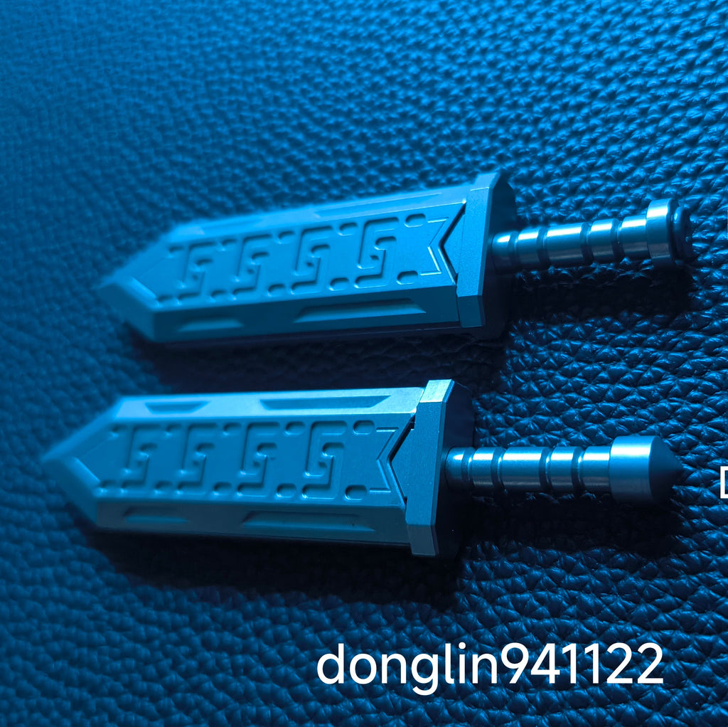 Titanium alloy, CNC machined, Swift Feather Sword.