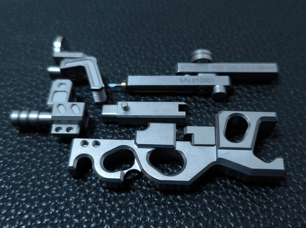 STINGER – TC21 Titanium EDC | CNC Machined | Limited Serialized |Original Design